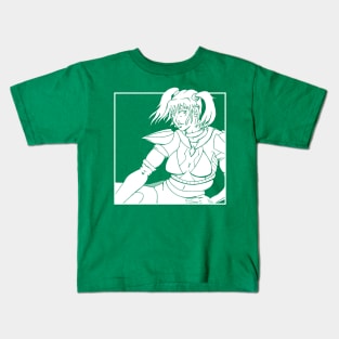 Space Warrior Girl Kids T-Shirt